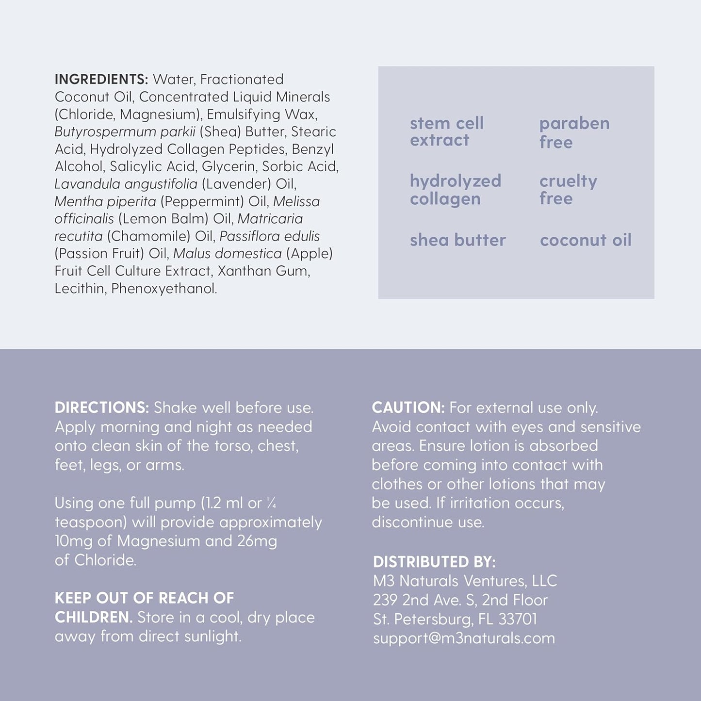 Lavender & Chamomile Magnesium Lotion for Sleep | B0DZR9KHLW | U.S. & Canada