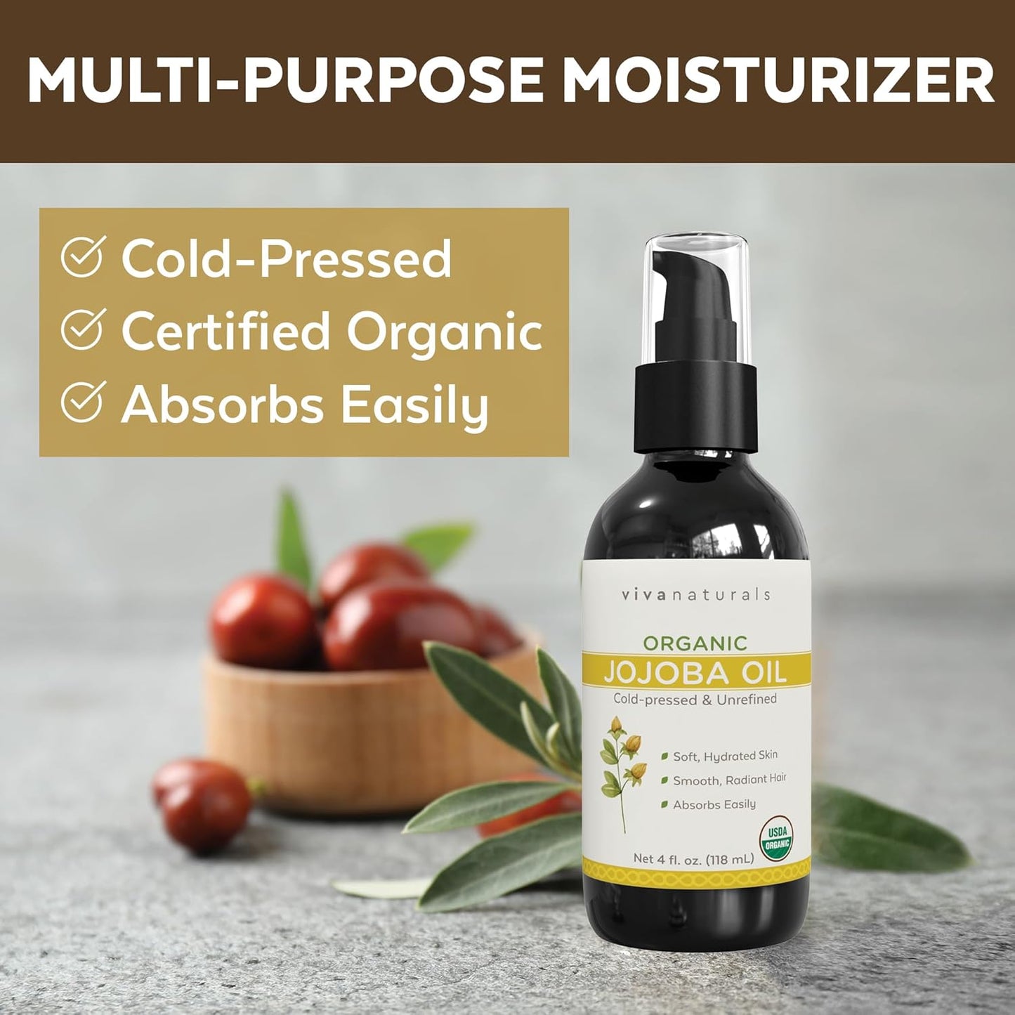 Viva Naturals Jojoba Oil | B01AYG74DK | U.S. & CANADA
