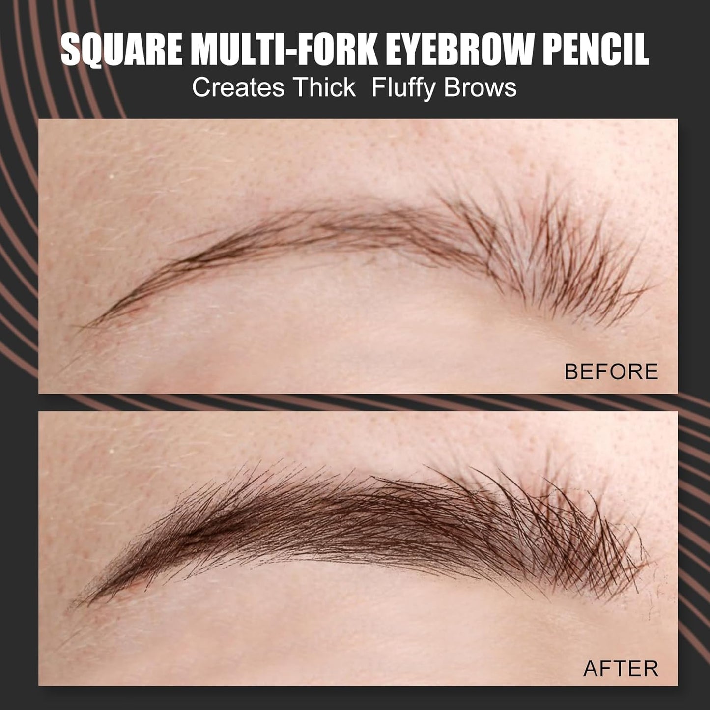 HECI Beauty Microblading Eyebrow Pencil (Dark Brown) | B0FJ1R9KQ7 | U.S. ONLY