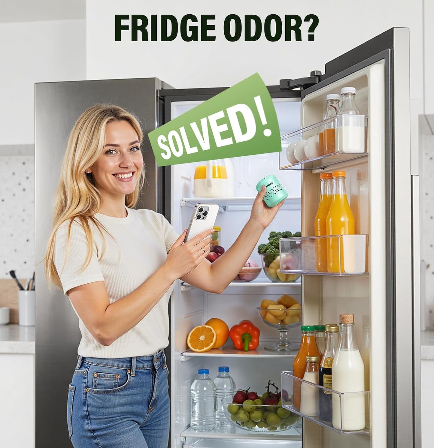 Flawnt Long-Lasting Refrigerator Deodorizer | B0FBG5P68J | U.S. Only