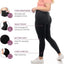 SATINA High Waisted Leggings, One Size | B074QZXRMN | U.S. and Canada - Black Only