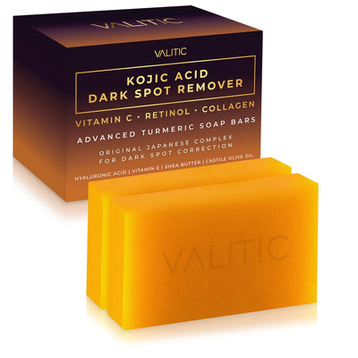 VALITIC Kojic Acid Dark Spot Remover Soap Bars | B09MFMCTRK | U.S. Only