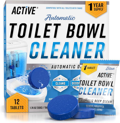 ACTIVE Automatic Toilet Bowl Cleaner Tablets | B0D8N8334G | U.S. & Canada