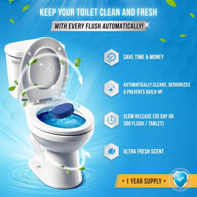 ACTIVE Automatic Toilet Bowl Cleaner Tablets | B0D8N8334G | U.S. & Canada