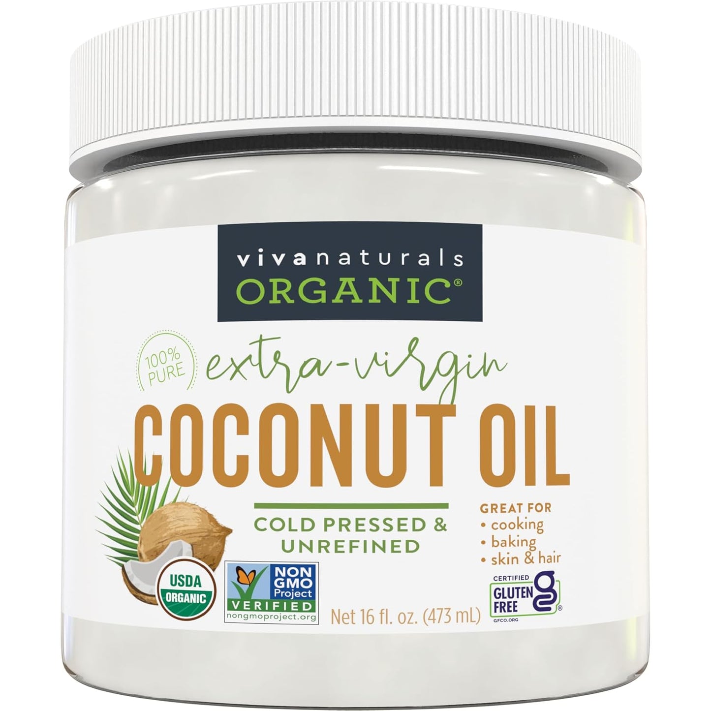 Viva Naturals Coconut Oil | B00DS842HS | U.S. & CANADA
