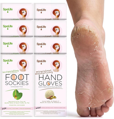 SpaLife Moisturizing Hand Gloves & Foot Mask Socks | B0B89RF6NM | U.S. & CANADA