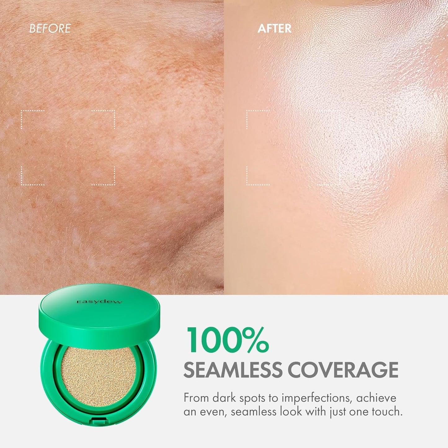 Easydew Coverage Cushion Foundation with Niacinamide | B0FPG5S4SC | U.S. ONLY