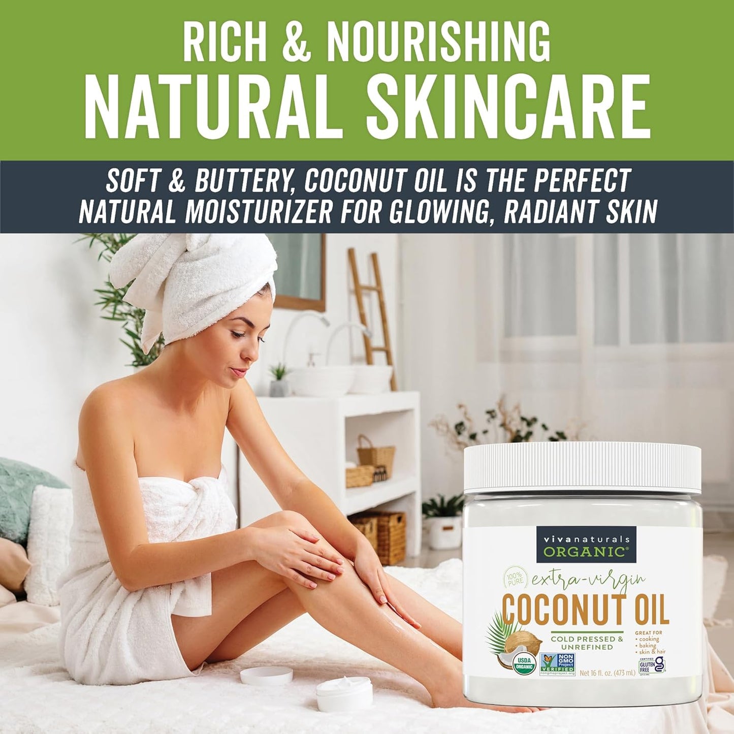 Viva Naturals Coconut Oil | B00DS842HS | U.S. & CANADA