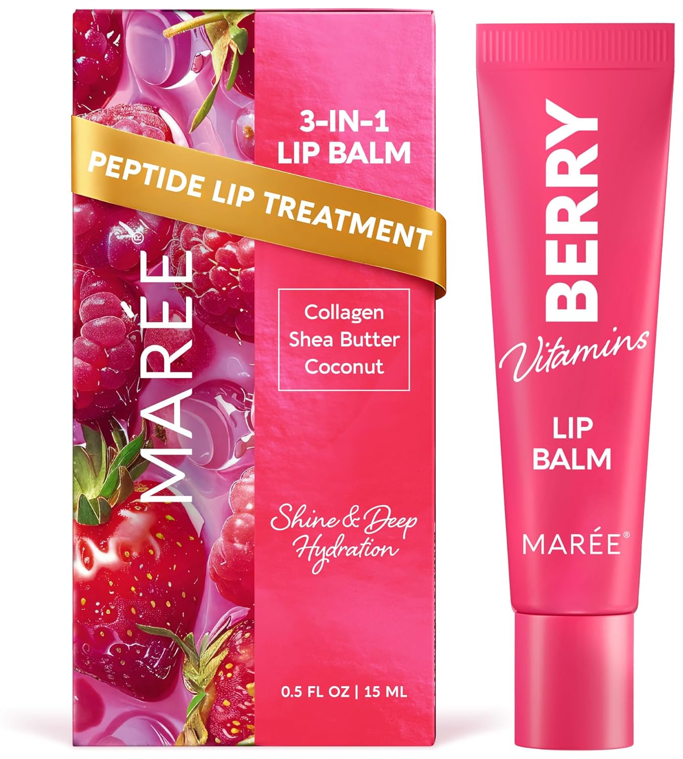 MAREE Tinted Lip Balm Peptide | B0F1YGF61P | U.S. ONLY